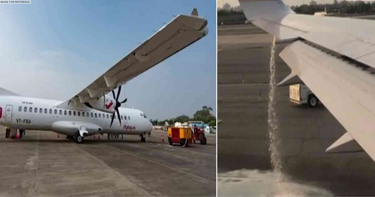 Flybig aircraft grounded after fuel leakage incident at Patna airport